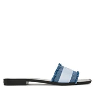 Klapki i japonki damskie - Klapki KARL LAGERFELD Skoot II KL80411 Niebieski - miniaturka - grafika 1