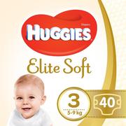 Pieluchy - Huggies Pieluchy Jumbo 3 (5-9 kg) Elite Soft 40 szt. - miniaturka - grafika 1