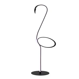 Podłogowa lampa Flamingo 05745/14/99 Lucide LED 14W RGBW metalowa czarna - Lampy stojące - miniaturka - grafika 1