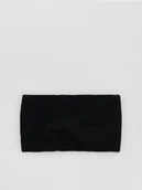 Czapki damskie - Reserved - Opaska na głowę z wełną - czarny - miniaturka - grafika 1