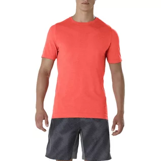 Koszulki męskie - aSICS Seamless Short Sleeve Top M Czerwona 155216-0698 - grafika 1