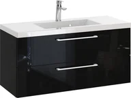 Szafki łazienkowe - Szafka z Umywalką ROSEN 100 cm - Uchwyt Biały - miniaturka - grafika 1