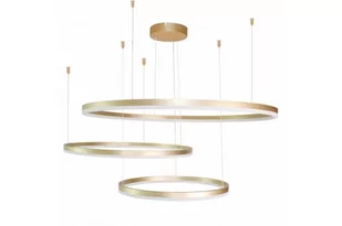 Azzardo Lampa wisząca HALO PENDANT 100+80+60 GO AZ4708) AZ4708 - Lampy sufitowe - miniaturka - grafika 1