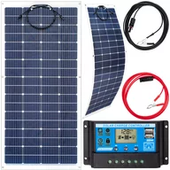 Zestawy solarne - Zestaw solarny fotowoltaiczny FLEXI elastyczny 200W 12V (Panel solarny 200W, Regulator napięcia 10A) VOLT POLSKA - miniaturka - grafika 1