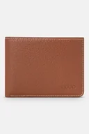 Portfele - Średni męski portfel skórzany Nobo brązowy - miniaturka - grafika 1