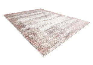 Dywan CORE W9775 Ramka, Przecierany - Strukturalny, dwa poziomy runa, jasny beż / róż różowy 140x190 cm - Dywany - miniaturka - grafika 1