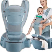 Nosidełka dla dzieci - Nosidełko Dla Dziecka Wielofunkcyjne Nosidło Siedzisko Biodrowe I Na Plecy - miniaturka - grafika 1