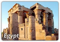 Magnesy - EGIPT - Kom Ombo - Świątynia - Magnes na lodówkę - miniaturka - grafika 1