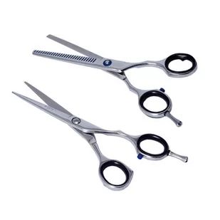 Fox Student, zestaw: nożyczki i degażówki fryzjerskie 5,5" - Nożyczki fryzjerskie - miniaturka - grafika 1