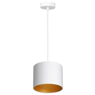 Luminex Arden 3445 Lampa wisząca zwis 1x60W E27 biały/złoty - Lampy sufitowe - miniaturka - grafika 1