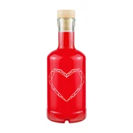 Domowy wyrób alkoholu - Tadek 250Ml, Butelka Z Nadrukiem Serce - miniaturka - grafika 1