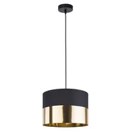 Lampy sufitowe - Lampa wisząca z czarno-złotym abażurem ⌀20cm TK 3474 z serii LONDYN GOLD - miniaturka - grafika 1