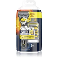 Maszynki do golenia i wkłady - Gillette Maszynka do golenia z 4 wymiennymi wkładami - Fusion Proshield Maszynka do golenia z 4 wymiennymi wkładami - Fusion Proshield - miniaturka - grafika 1