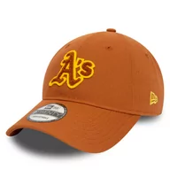 Czapki męskie - Czapka z daszkiem New Era Boucle 920 Athletics 60435078 Brązowy - miniaturka - grafika 1