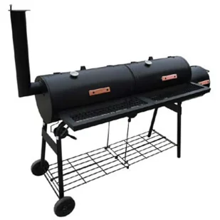 Elior Czarny podwójny grill z wędzarnią G4-K31 - Grille - miniaturka - grafika 1