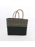 Torebki damskie - Le Comptoir de la Plage Torba plażowa "Amoroni" w kolorze czarnym - 35 x 35 x 20 cm - miniaturka - grafika 1