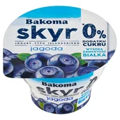 Kefiry, jogurty, maślanki - Bakoma Skyr jogurt typu islandzkiego jagoda 150 g - miniaturka - grafika 1