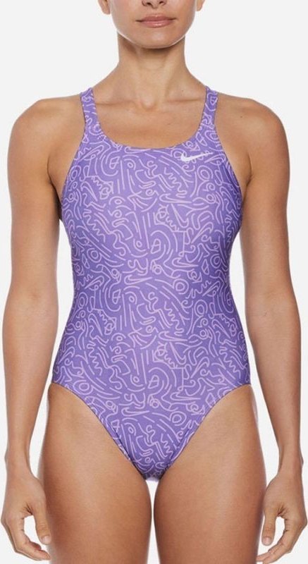 Nike Kostium kąpielowy NIKE Hydrastrong Multi Print NESSD011 582