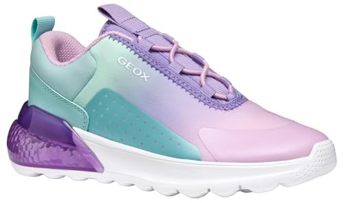 Geox J Activart Illuminus dziewczęce sneakersy, Liliowy, 30 EU