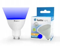 Żarówki LED - Żarówka Led GU10 2,3W barwa niebieska 230V LL3753 LumiLight - miniaturka - grafika 1