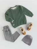 Bluzy i sweterki niemowlęce - Reserved - Sweter oversize - ciemnobrązowy - miniaturka - grafika 1