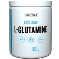 Aminokwasy - L-Glutamine Ecomax 500 g - miniaturka - grafika 1