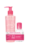 Zestawy kosmetyków damskich - Bioderma Zestaw Sensibio (Gel Moussant 200ml + H2O 100ml) - miniaturka - grafika 1