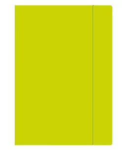 Interdruk Teczka z gumką A4+ Fluo limonkowa (10szt) - Artykuły biurowe - miniaturka - grafika 1