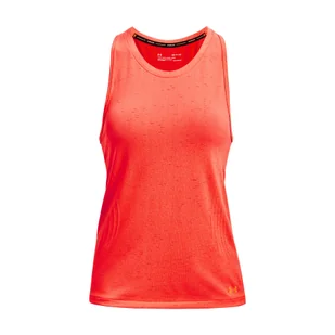 Damski podkoszulek Under Armour  Seamless Run Tank-ORG S - Koszulki sportowe damskie - miniaturka - grafika 1