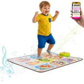 Maty edukacyjne - Mata do Tańczenia Edukacyjna do Tańca Interaktywna + Muzyka Muzyczna Mata Prezent dla Dziecka + Ebook-3 - miniaturka - grafika 1
