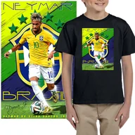 Moda i Uroda OUTLET - KOSZULKA NEYMAR JUNIOR BRAZYLIA 152 CZARNA 3178 - miniaturka - grafika 1