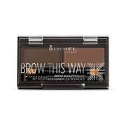 Akcesoria i kosmetyki do stylizacji brwi - Rimmel Zestaw do stylizacji brwi - Brow This Way Eyebrow Sculpting Kit Zestaw do stylizacji brwi - Brow This Way Eyebrow Sculpting Kit - miniaturka - grafika 1