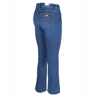 Spodnie damskie - WRANGLER FLARE BLUE LOVE W233ZM27X 25/32 - miniaturka - grafika 1
