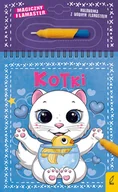 Kolorowanki, wyklejanki - Magiczny flamaster. Kotki - miniaturka - grafika 1