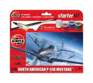 Gadżety dla graczy - Airfix A55013 Starter Set - North American P-51D Mustang - miniaturka - grafika 1