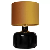 Lampy stojące - Kaspa Abażurowa lampa stołowa LORA 41063105 klimatyczna lampka złota - miniaturka - grafika 1