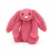 Maskotki i pluszaki - Jellycat PLUSZOWA MASKOTKA Królik Bashful Cerise Bunny różowy 18 cm BASS6CER - miniaturka - grafika 1