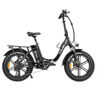 Rowery elektryczne - Składany rower elektryczny Vitilan U7 2.0, grube opony 20*4,0 cali, silnik 750W, wyjmowana bateria litowa LG 48V 20Ah - czarny - miniaturka - grafika 1
