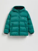 Kurtki i płaszcze dla chłopców - Reserved - Kurtka z kapturem - zielony - miniaturka - grafika 1