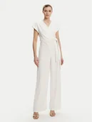 Kombinezony - Rinascimento Kombinezon CFC0122679003 Biały Regular Fit - miniaturka - grafika 1