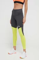 Legginsy - The North Face legginsy sportowe damskie kolor szary wzorzyste - miniaturka - grafika 1
