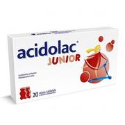 Polpharma ACIDOLAC JUNIOR MISIO-TABLETKI SMAK TRUSKAWKOWY 20 tabletek 8591821