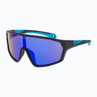 Okulary przeciwsłoneczne - Okulary przeciwsłoneczne dziecięce GOG Flint matt neon blue/black/polychromatic blue - miniaturka - grafika 1
