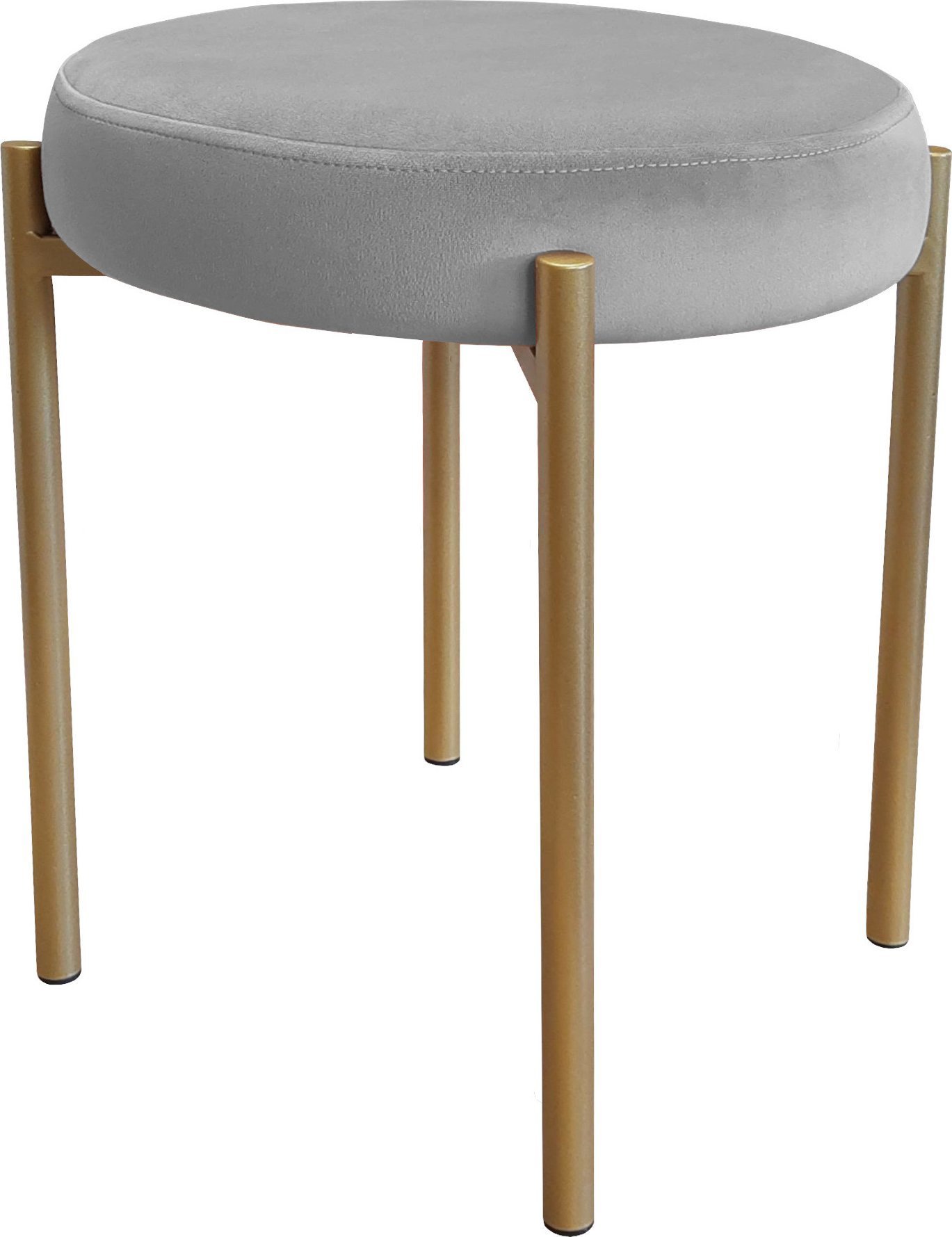 Atos TABORET DIOR STOŁEK LOFT metal podstawa złota MG17