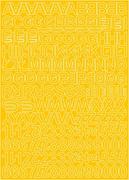 Zestawy piśmiennicze - Litery i cyfry samoprzylepne żółte 5cm arkusz 250 znaków - miniaturka - grafika 1