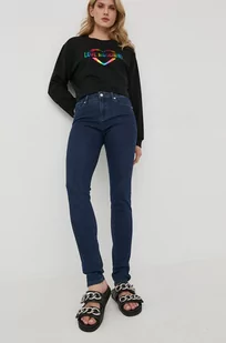 Love Moschino jeansy damskie medium waist - Spodnie damskie - miniaturka - grafika 1