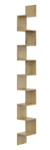 Narożna pólka ścienna w kolorze dąb artisan G1-S77 - Półki do salonu Narożna pólka ścienna w kolorze dąb artisan G1-S77 - Półki do salonu - miniaturka - grafika 1