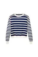 Bluzy damskie - Desigual Bluza damska, niebieski, XXL - miniaturka - grafika 1