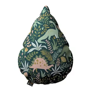 Poduszka Sweet Drop, Dinozaury na zielonym tle, 55x15x35cm, Magic Collection - Poduszki dekoracyjne - miniaturka - grafika 1