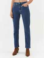 Spodnie damskie - Pepe Jeans Jeansy Mary PL204164 Granatowy Regular Fit - miniaturka - grafika 1